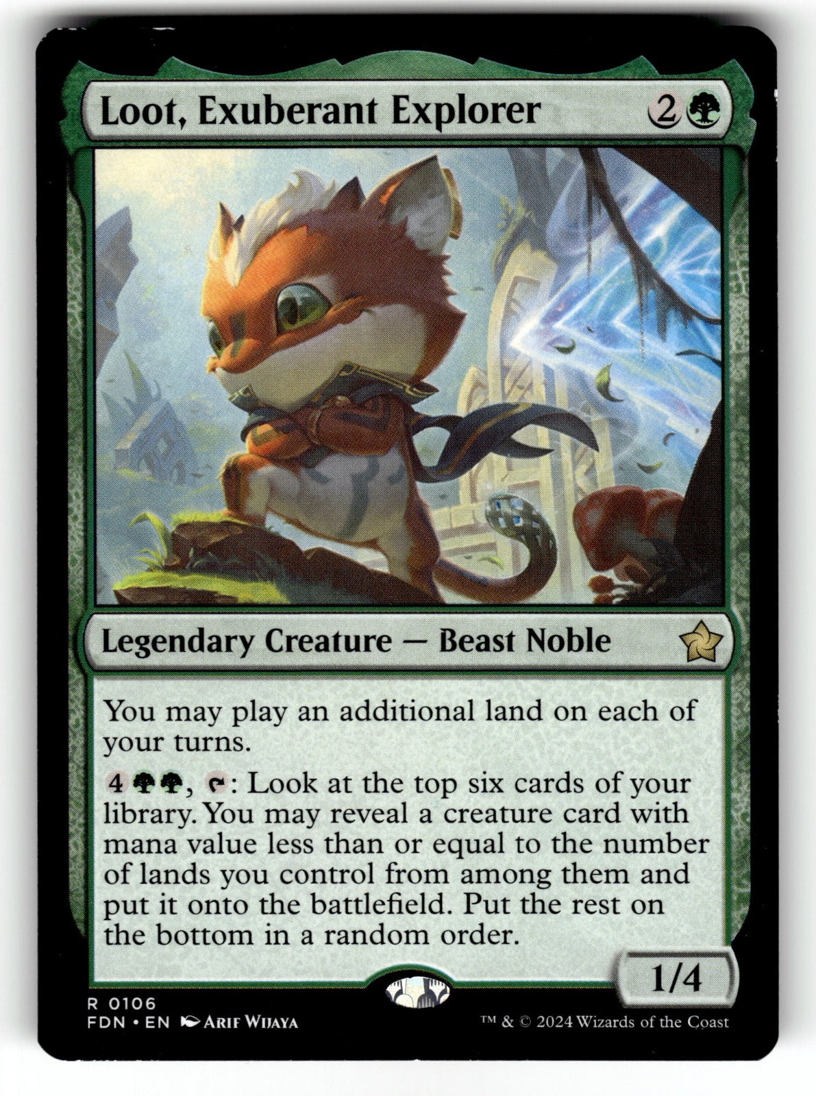 Loot, Exuberant Explorer – 106 FDN: Foundations R LP