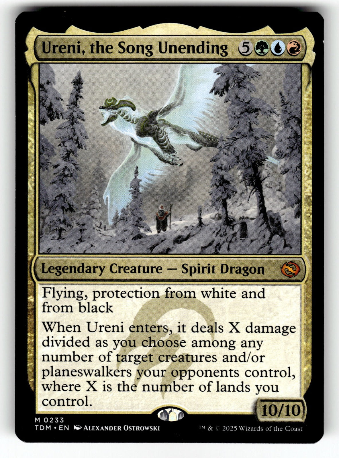 Ureni, the Song Unending – 233 TDM: Tarkir: Dragonstorm M NM