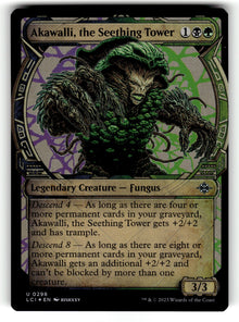 Akawalli, the Seething Tower (Showcase) – 298 LCI: The Lost Caverns of Ixalan U Foil NM