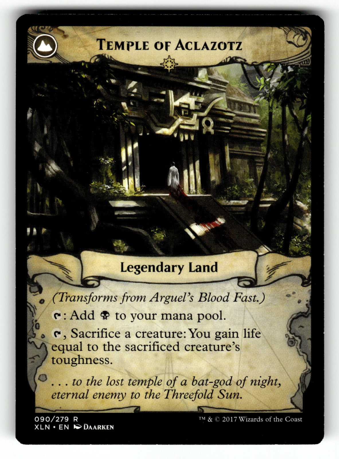 Arguel's Blood Fast – 90 XLN: Ixalan R NM (Back)