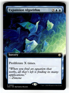 Expansion Algorithm (Extended Art) – 69 SOC: Commander: Secrets of Strixhaven R NM