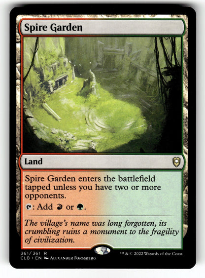 Spire Garden – 361 CLB: Commander Legends: Battle for Baldur's Gate R NM