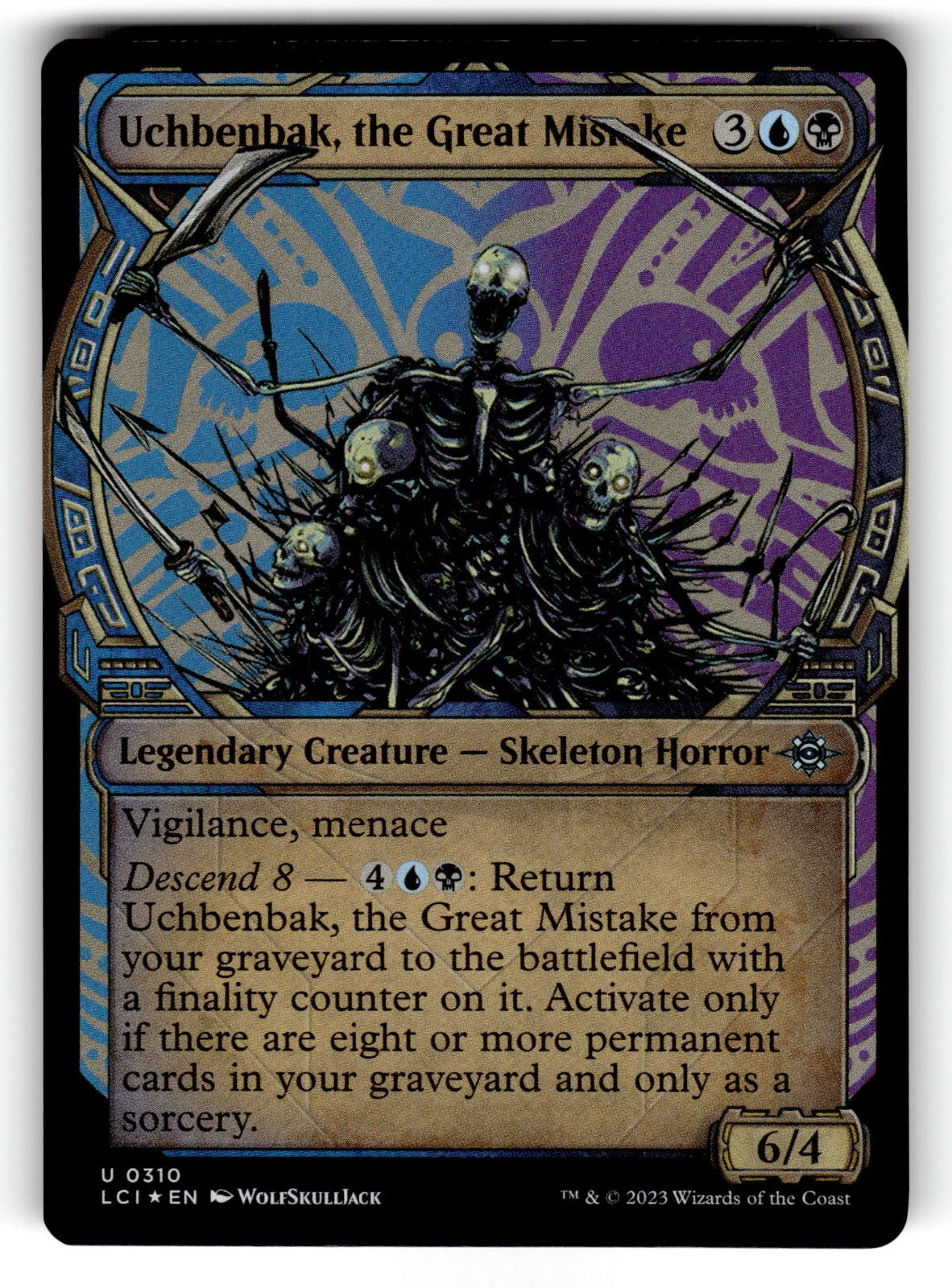 Uchbenbak, the Great Mistake (Showcase) – 310 LCI: The Lost Caverns of Ixalan U Foil NM