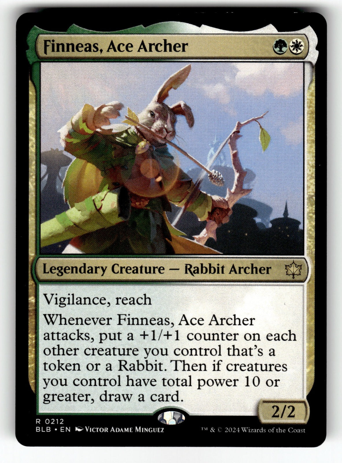 Finneas, Ace Archer – 212 BLB: Bloomburrow R NM