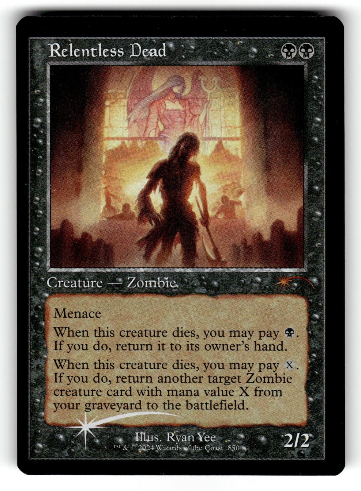 Relentless Dead (Retro Frame) – 850 SLD: Secret Lair Drop Series M FoilNM