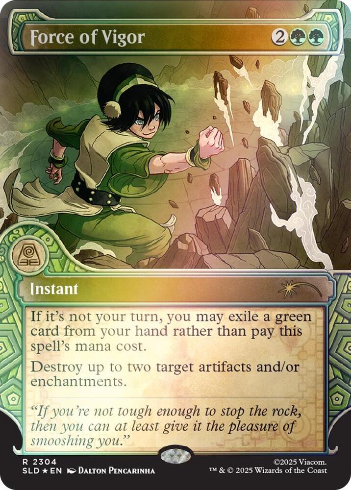 Force of Vigor (Rainbow Foil) – 2304 SLD: Secret Lair Drop Series R Foil NM