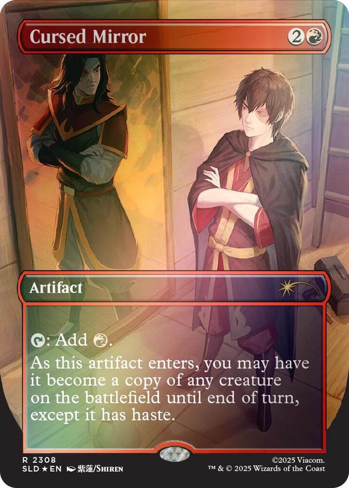 Cursed Mirror (Rainbow Foil) – 2308 SLD: Secret Lair Drop Series R Foil NM