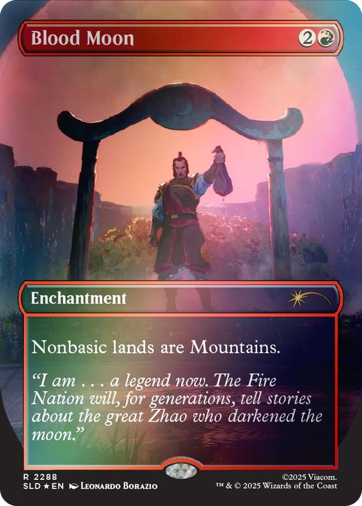 Blood Moon (Rainbow Foil) – 2288 SLD: Secret Lair Drop Series R Foil LP