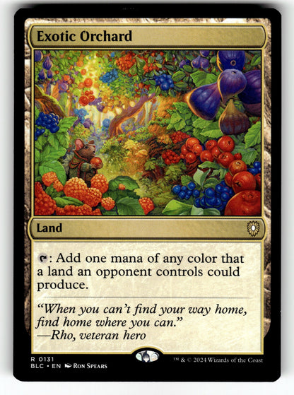 Exotic Orchard – 131 BLC: Commander: Bloomburrow R NM