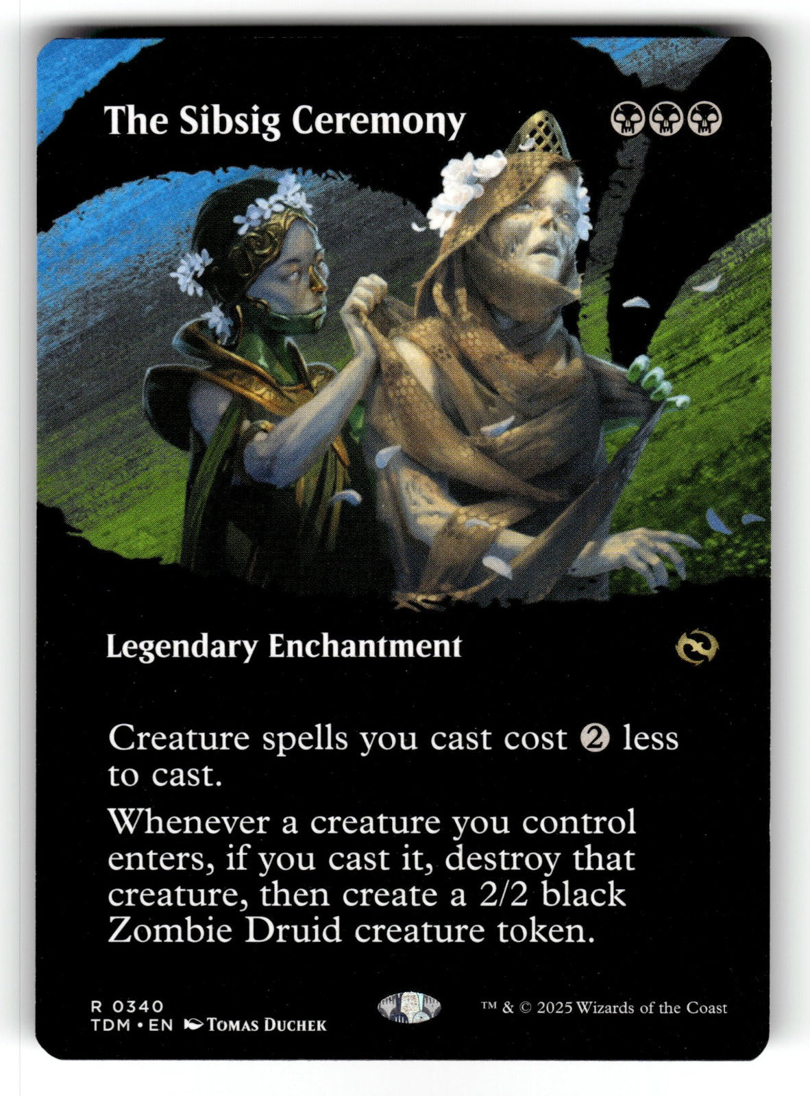 The Sibsig Ceremony (Borderless) – 340 TDM: Tarkir: Dragonstorm R NM