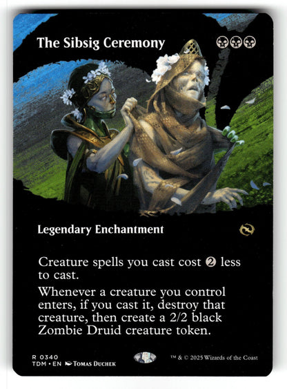 The Sibsig Ceremony (Borderless) – 340 TDM: Tarkir: Dragonstorm R NM