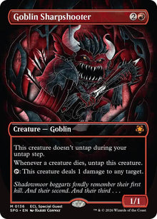 Goblin Sharpshooter (Borderless) – 136 SPG: Special Guests M NM