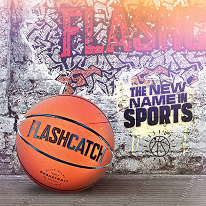 FlashCatch Light up Basketball - Glow in the Dark - Sports Gear Accessories Gifts for Boys 8-15+ Year Old - Kids Teens Gift Ideas - Cool Teen Boy Toy