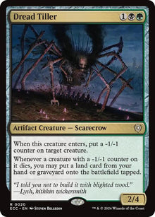 Dread Tiller – 20 ECC: Commander: Lorwyn Eclipsed R NM