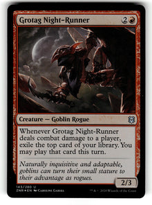Grotag Night-Runner – 143 ZNR: Zendikar Rising U Foil LP