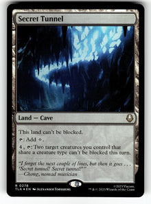 Secret Tunnel – 278 TLA: Avatar: The Last Airbender R Foil NM