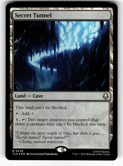Secret Tunnel – 278 TLA: Avatar: The Last Airbender R Foil NM