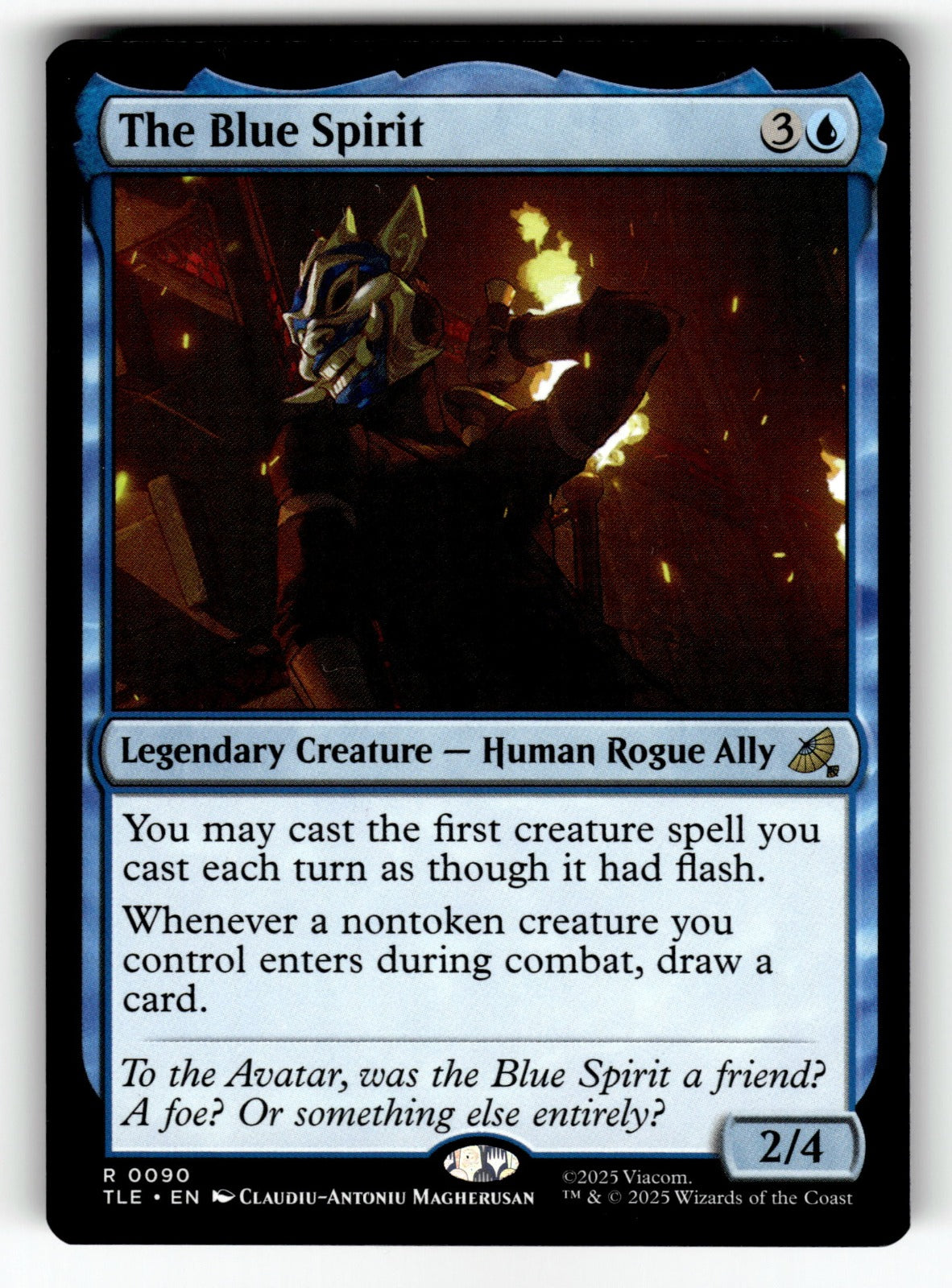 The Blue Spirit – 90 TLE: Avatar: The Last Airbender: Eternal-Legal R NM