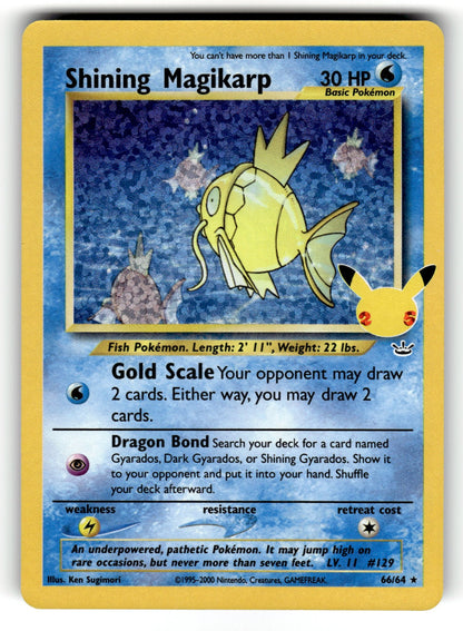 Shining Magikarp – 66/64 CCC: Celebrations: Classic Collection Classic Collection Holo NM
