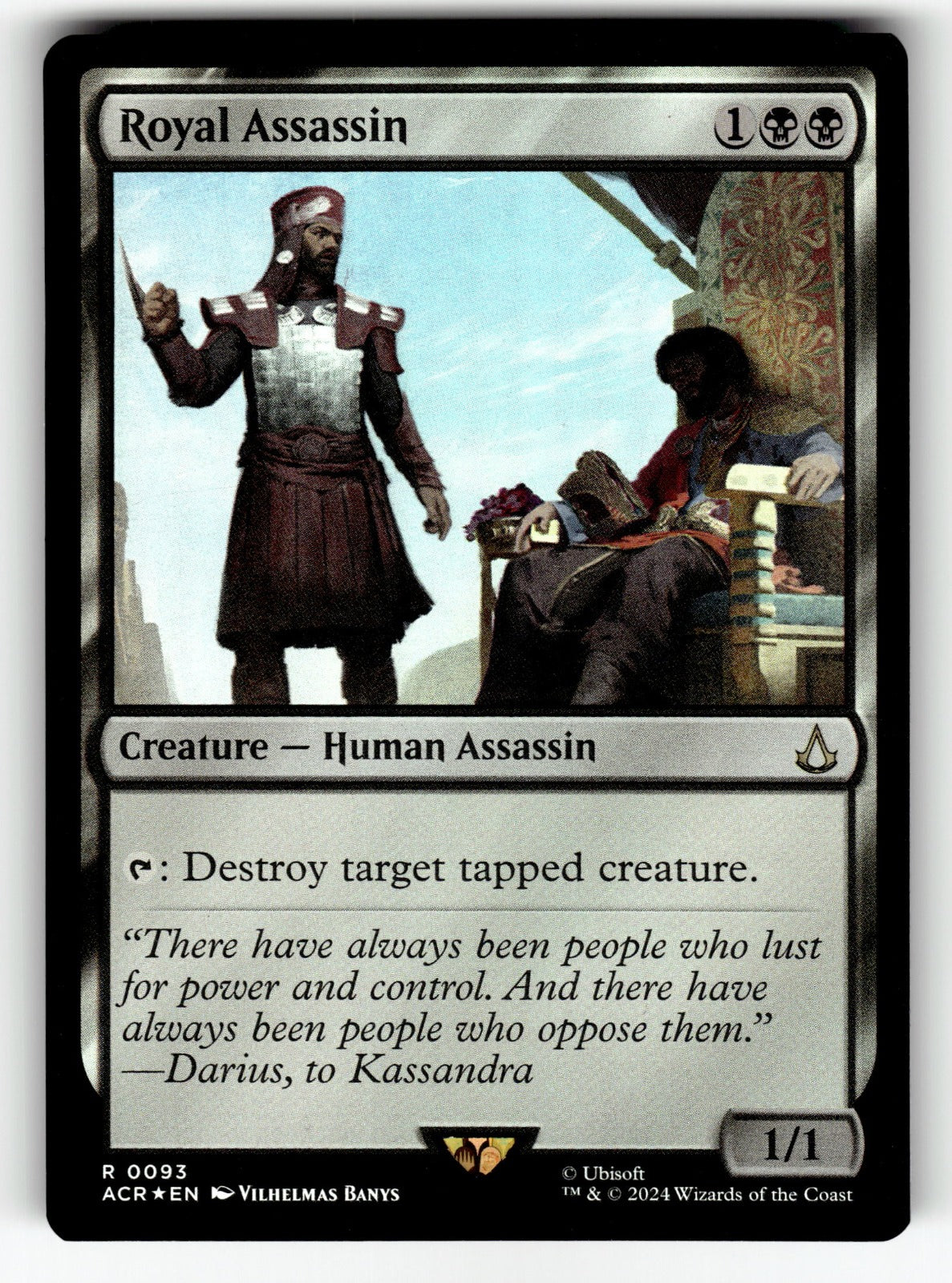 Royal Assassin – 93 ACR: Universes Beyond: Assassin's Creed R Foil NM