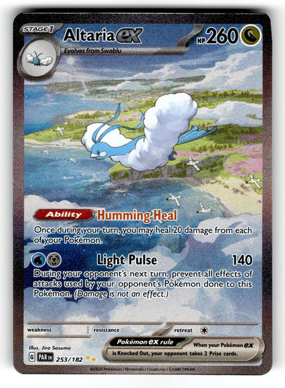 Altaria ex – 253/182 PAR: SV04: Paradox Rift Special Illustration Rare HoloNM