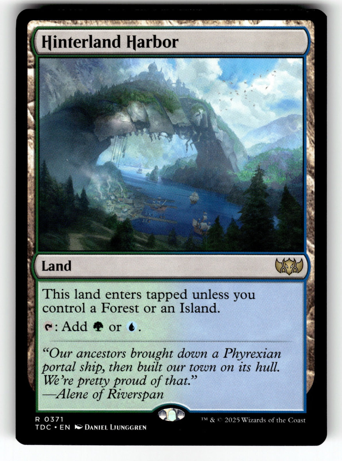 Hinterland Harbor – 371 TDC: Commander: Tarkir: Dragonstorm R NM