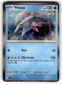 Veluza - 056/193 PAL: SV02: Paldea Evolved Rare Holo NM