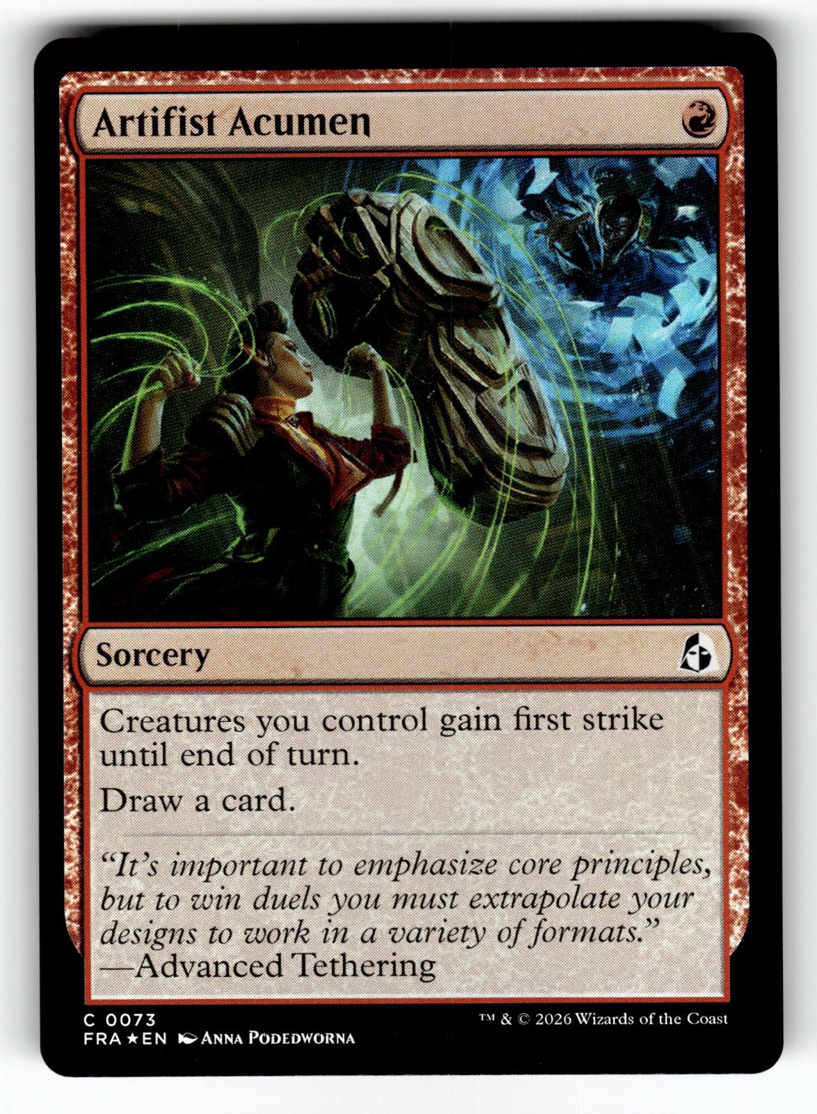 Artifist Acumen – 73 FRA: Reality Fracture C Foil NM