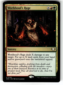 Worldsoul's Rage – 130 EOC: Commander: Edge of Eternities R NM