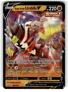 Single Strike Urshifu V – 085/163 SWSH05: SWSH05: Battle Styles Ultra Rare Holo NM