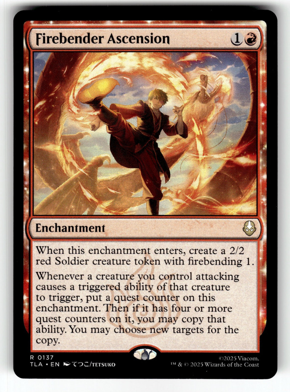 Firebender Ascension – 137 TLA: Avatar: The Last Airbender R NM