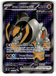Iron Boulder ex – 192/162 TEF: SV05: Temporal Forces Ultra Rare Holo NM