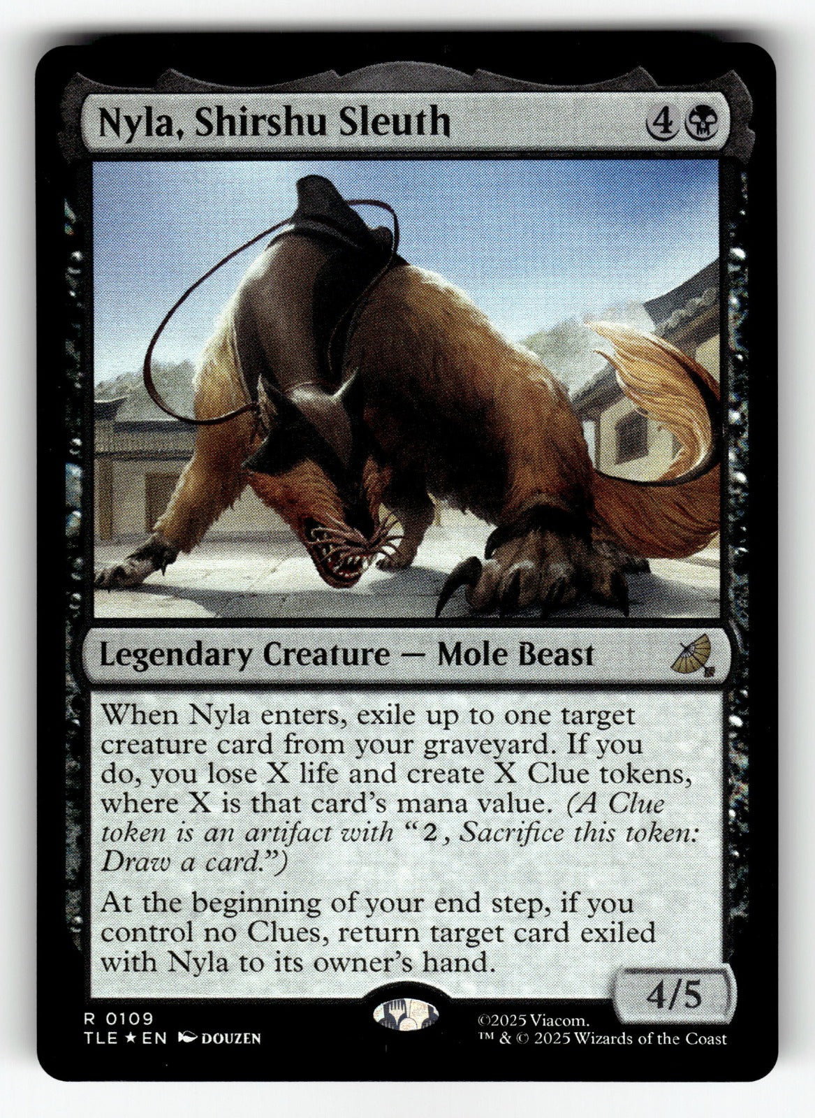 Nyla, Shirshu Sleuth – 109 TLE: Avatar: The Last Airbender: Eternal-Legal R Foil NM
