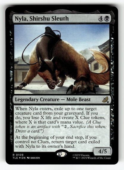 Nyla, Shirshu Sleuth – 109 TLE: Avatar: The Last Airbender: Eternal-Legal R Foil NM