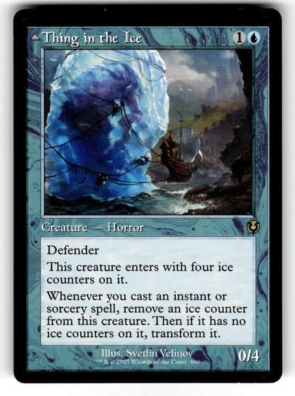 Thing in the Ice (Retro Frame) – 460 INR: Innistrad Remastered R LP