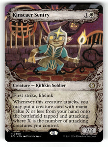 Kinscaer Sentry (Showcase) – 300 ECL: Lorwyn Eclipsed R NM