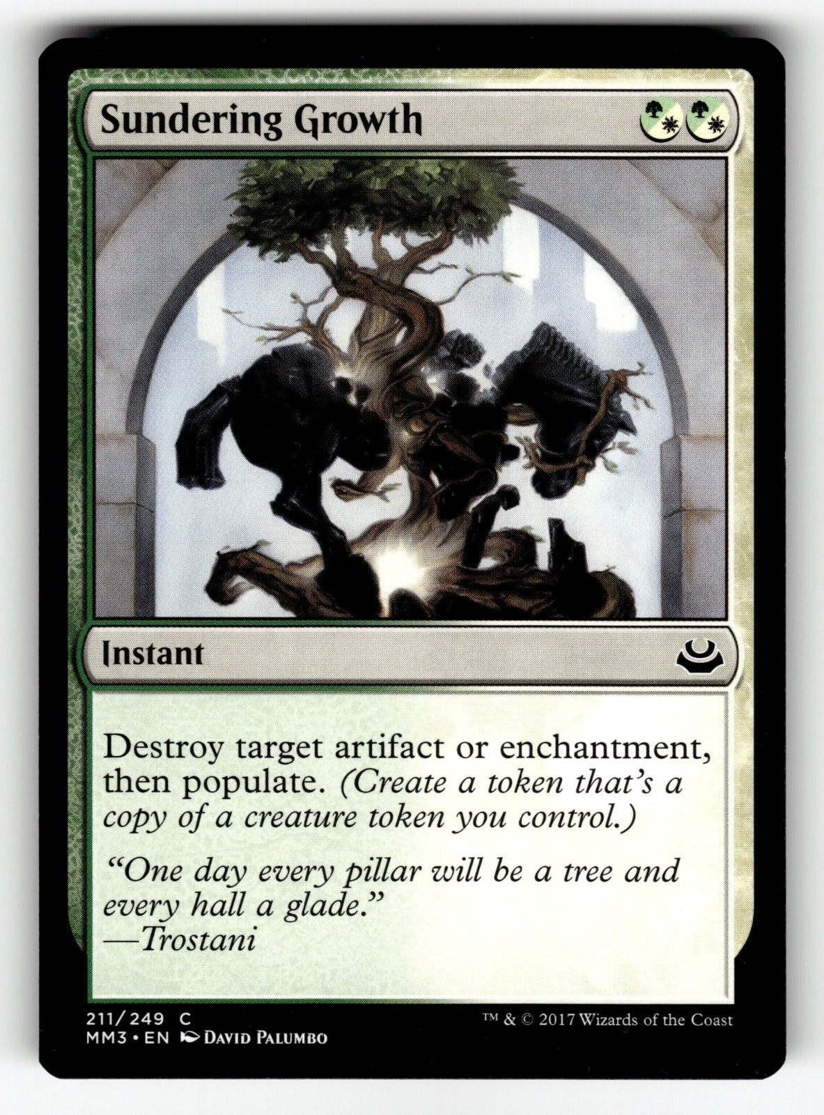 Sundering Growth – 211 MM3: Modern Masters 2017 C NM