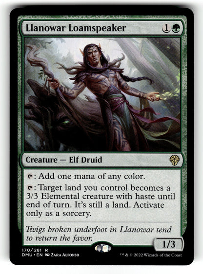 Llanowar Loamspeaker – 170 DMU: Dominaria United R NM