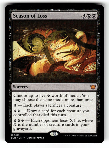 Season of Loss – 112 BLB: Bloomburrow M NM