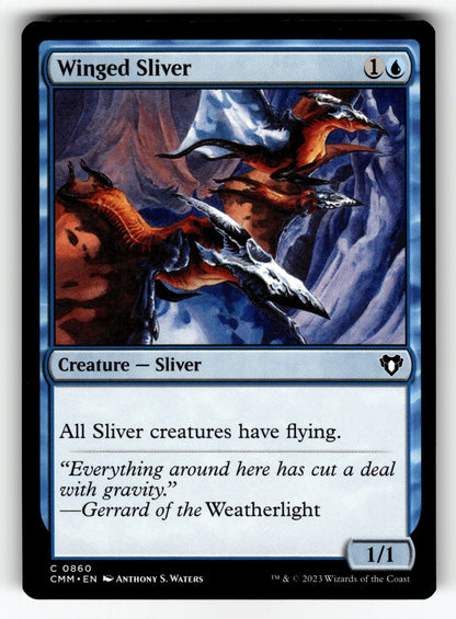 Winged Sliver – 860 CMM: Commander Masters C NM