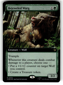 Bejeweled Warg (Extended Art) – 305 HOB: The Hobbit R Foil NM