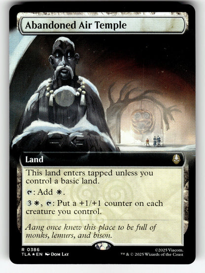 Abandoned Air Temple (Extended Art) – 386 TLA: Avatar: The Last Airbender R Foil NM