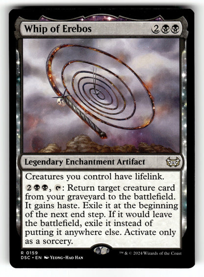Whip of Erebos – 159 DSC: Commander: Duskmourn: House of Horror R NM