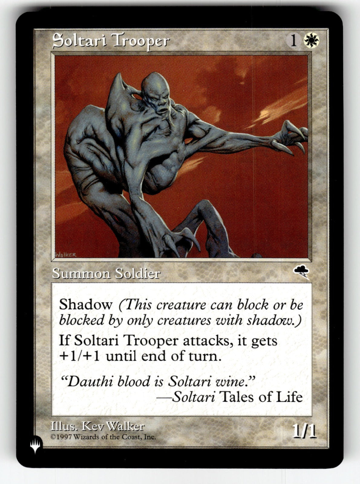 Soltari Trooper – LIST: The List Reprints C NM