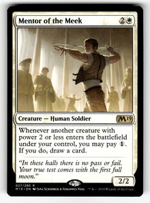 Mentor of the Meek – 27 M19: Core Set 2019 R NM