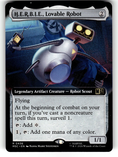H.E.R.B.I.E., Lovable Robot (Extended Art) – 436 MSC: Commander: Marvel Super Heroes R LP