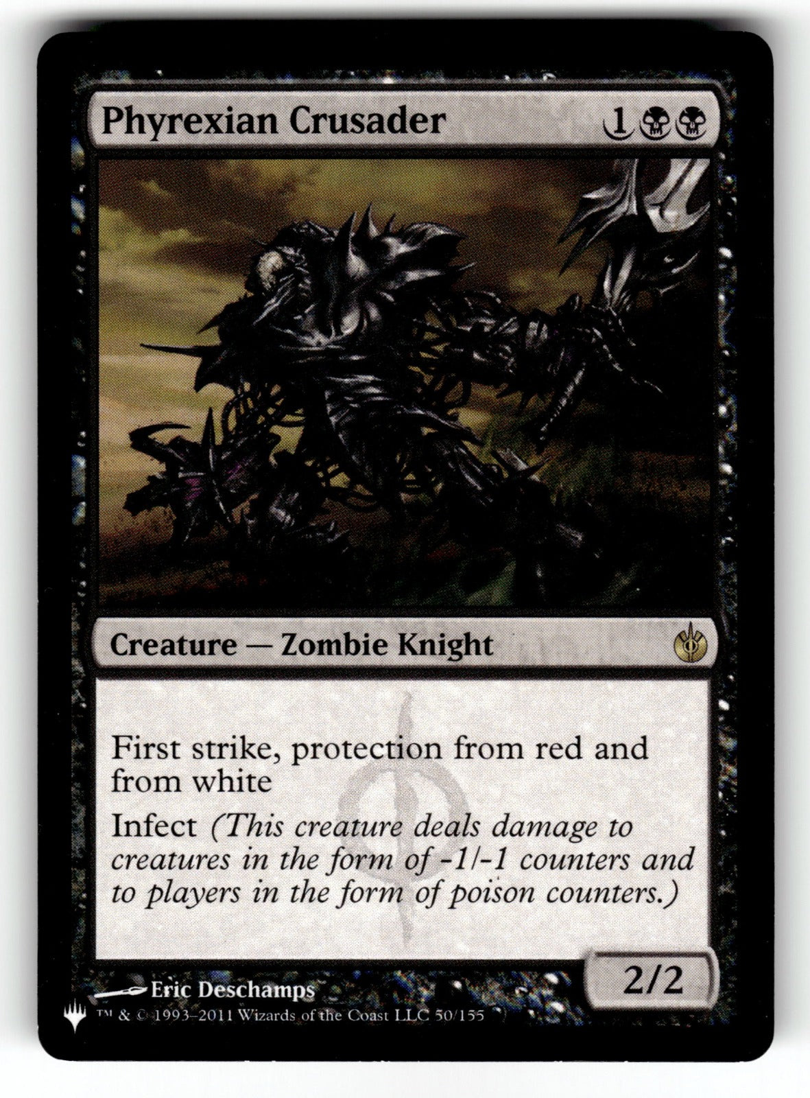 Phyrexian Crusader – 50/155 LIST: The List Reprints R LP