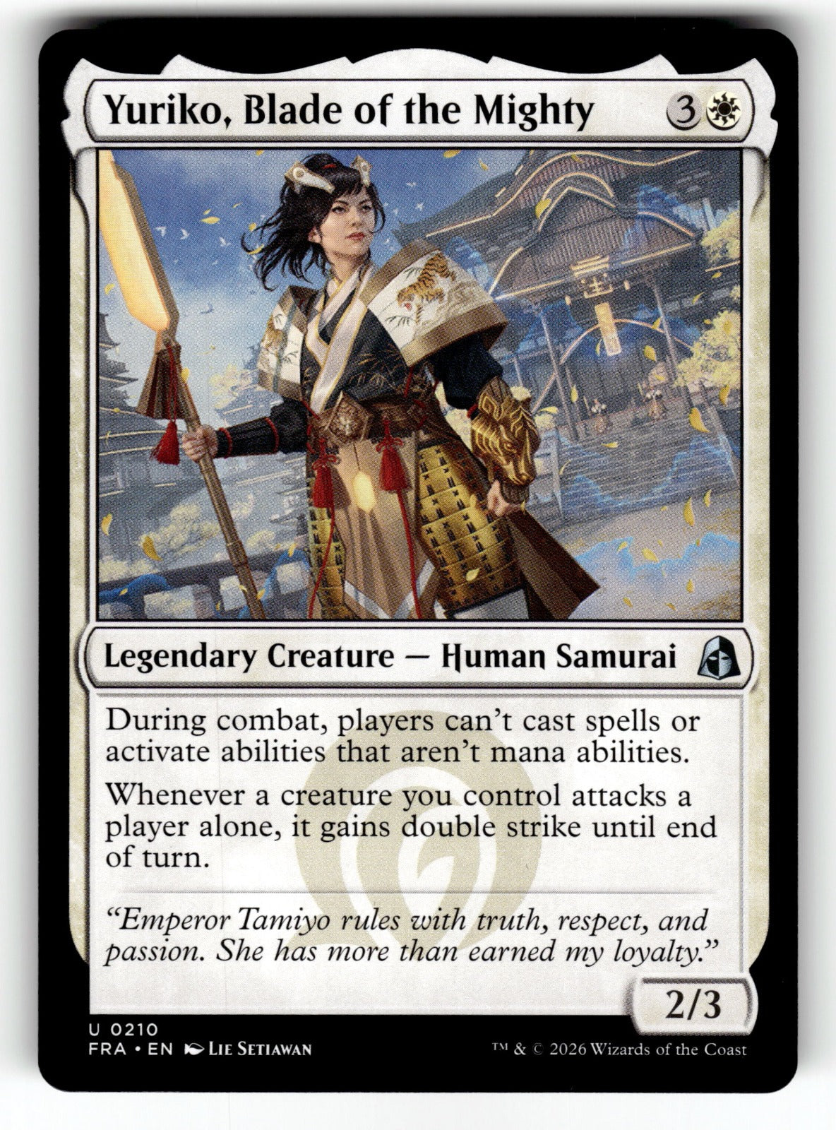 Yuriko, Blade of the Mighty – 210 FRA: Reality Fracture U NM