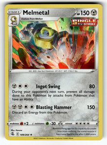 Melmetal – 189/264 SWSH08: SWSH08: Fusion Strike Holo Rare NM