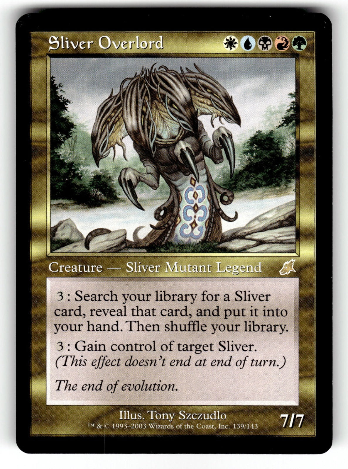 Sliver Overlord – 139 SCG: Scourge R NM